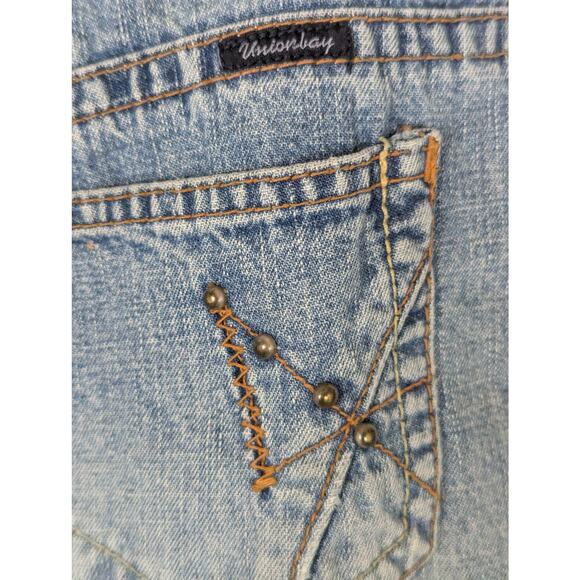 Union Bay Patchwork Jeans Skirt Light wash Sz S See Photos For Measurements - Picture 13 of 13